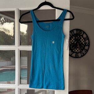 LOFT Women's Teal Tank Top size xs
